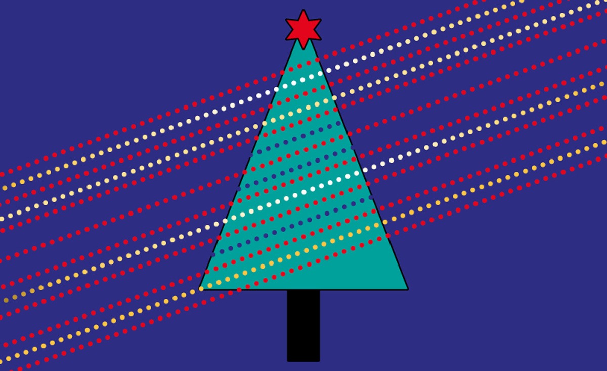 Grafik eines Weihanchtsbaums