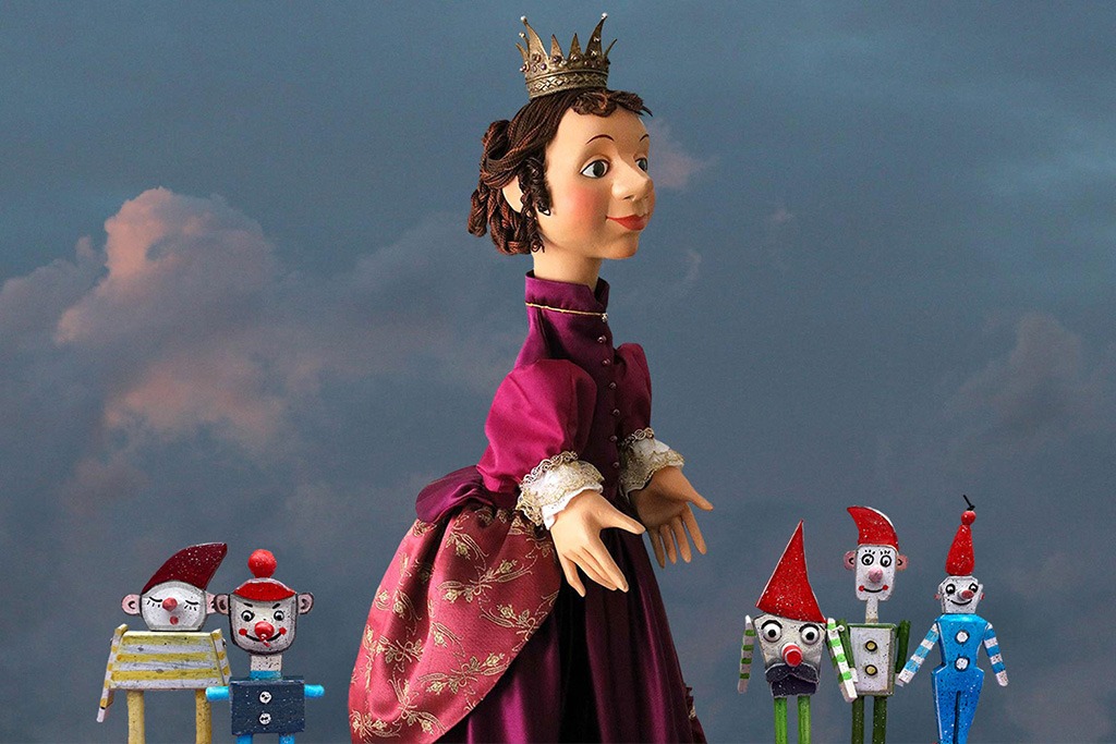 Foto vom Dornerei Theater mit Puppen für Kindertheater